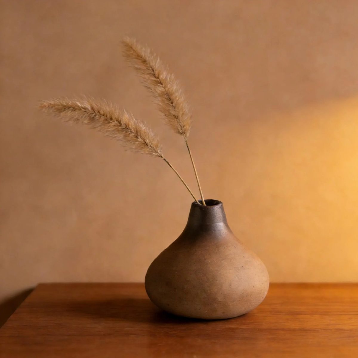 Handmade Mini Vase, Rustic Earth Tone Bud Vase, Japanese Zen Pottery, Small Stoneware Flower Pot, Minimalist Shelf Decor, Housewarming Gift